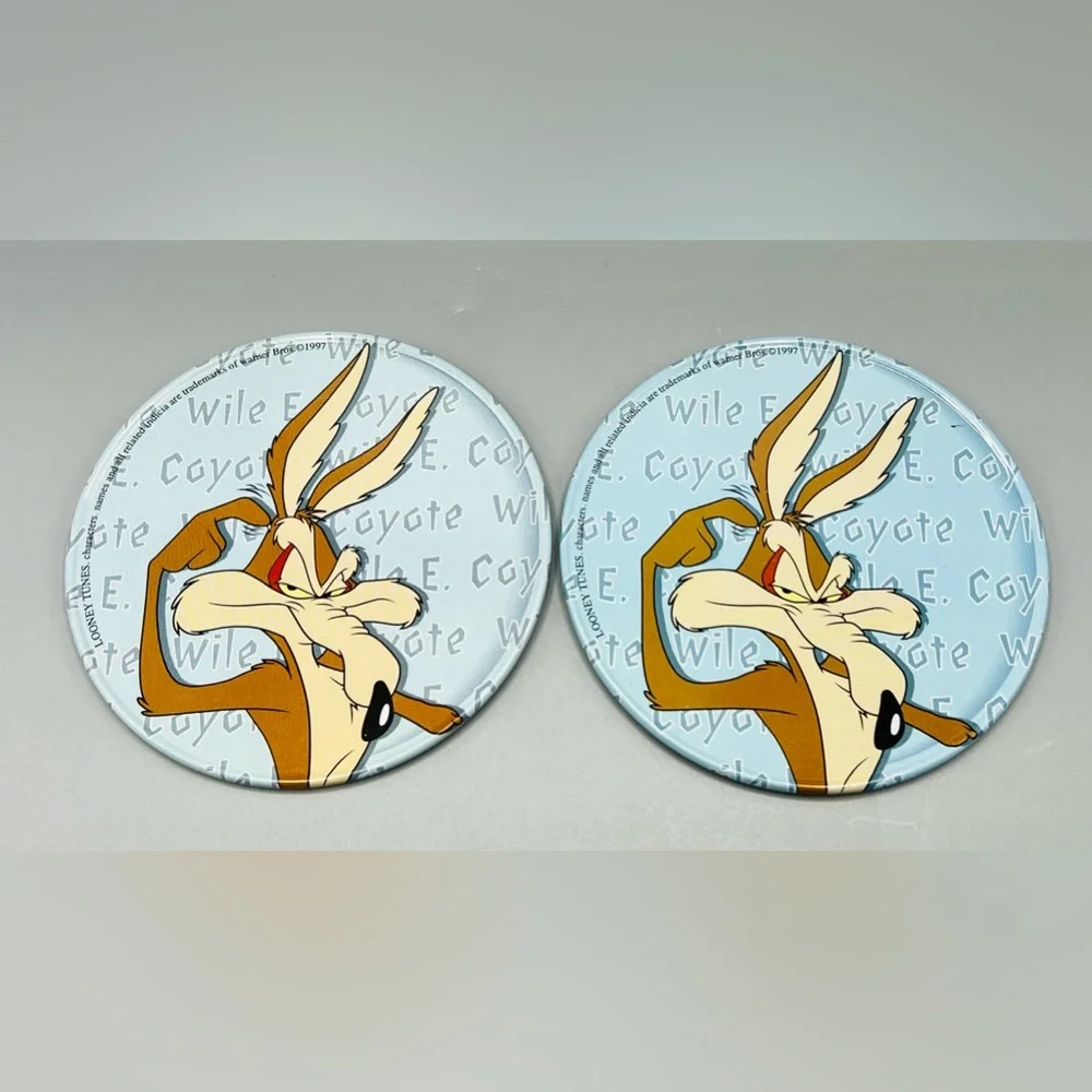 Lot of 7 Looney Tunes Wile E. Coyote Road Runner Tweety Sylvester Coaster Collec